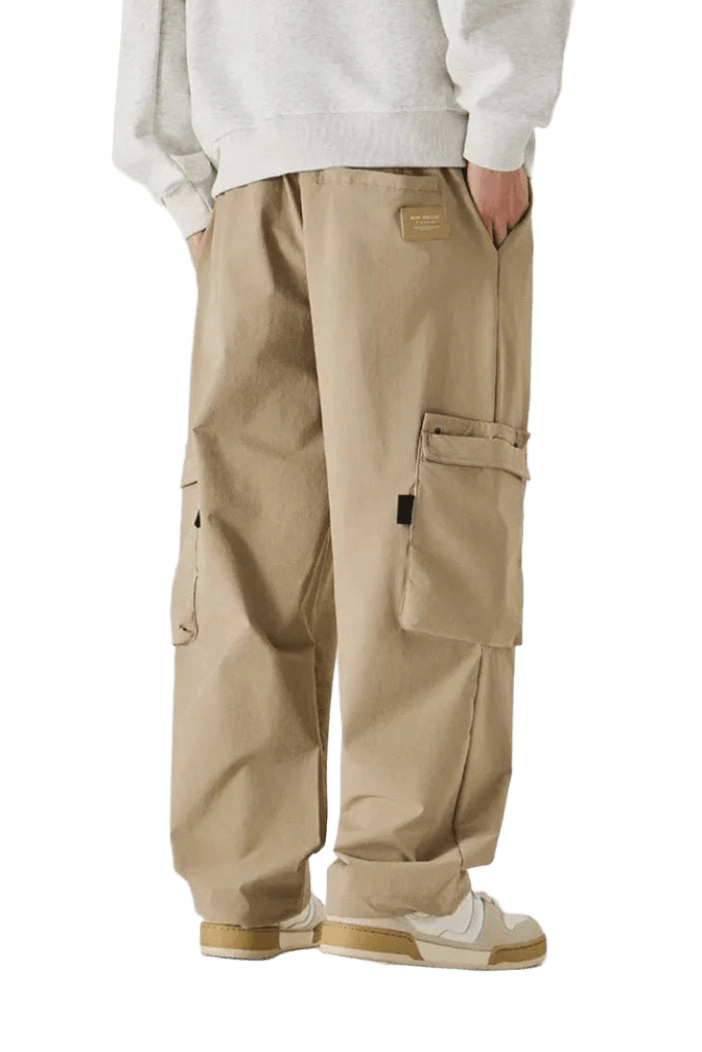 Pantalon Cargo avec Poche Beige | Cargonomix