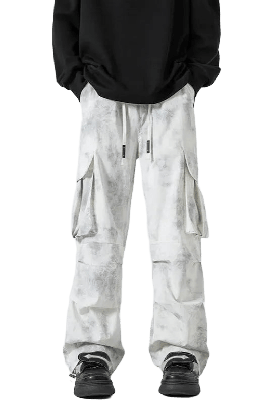 Pantalon Cargo Baggy Blanc | Cargonomix