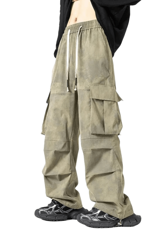 Pantalon Cargo Baggy Vert | Cargonomix