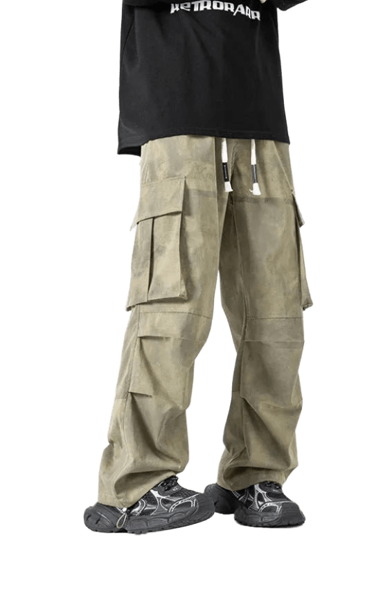Pantalon Cargo Baggy Vert | Cargonomix