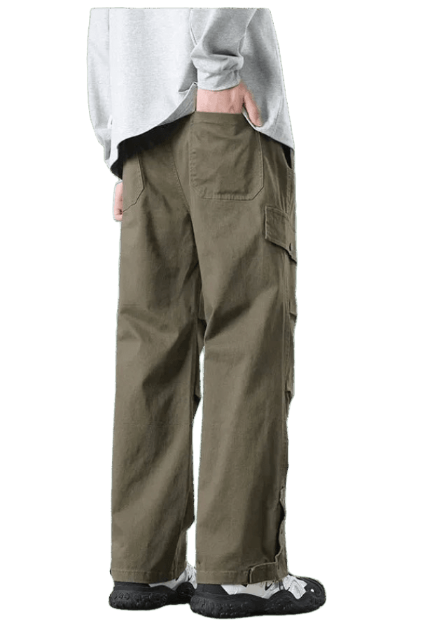 Pantalon Cargo Coton Vert | Cargonomix