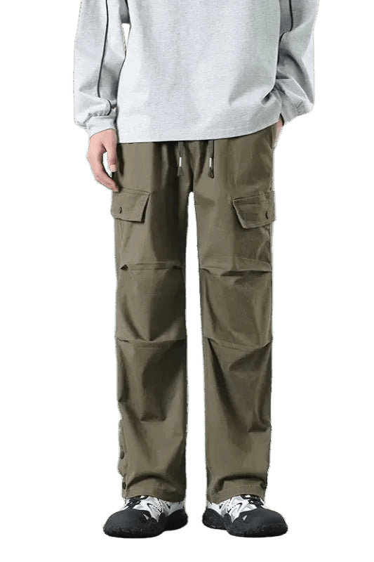 Pantalon Cargo Coton Vert | Cargonomix