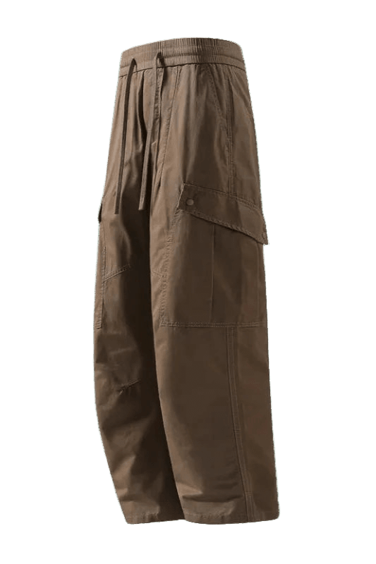 Pantalon Cargo Droit Marron | Cargonomix