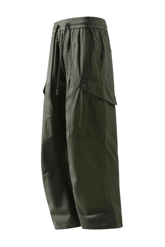 Pantalon Cargo Droit Vert | Cargonomix