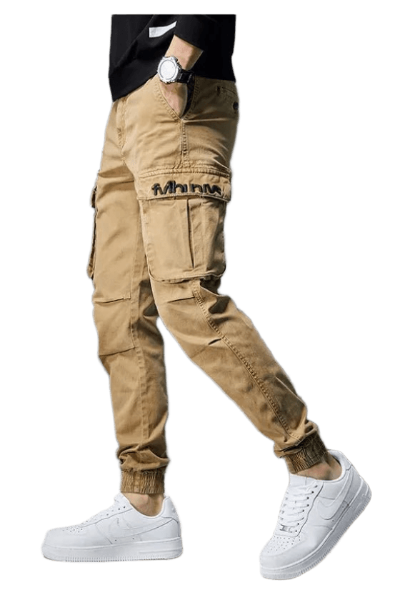 Pantalon Cargo Élastique Beige | Cargonomix