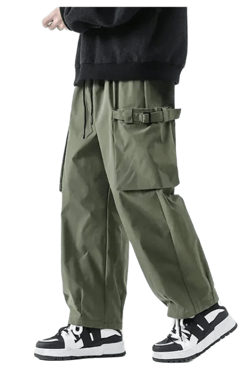 Pantalon Cargo Grande Poches Vert | Cargonomix