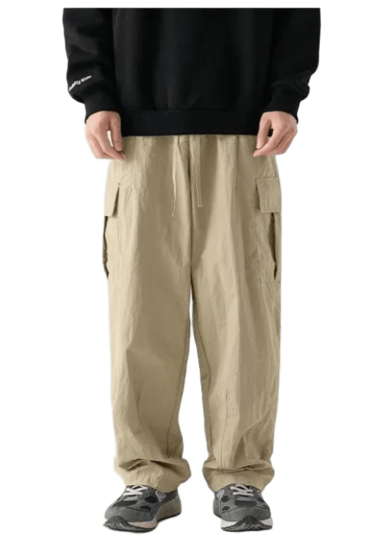 Pantalon Cargo Grande Taille Beige | Cargonomix