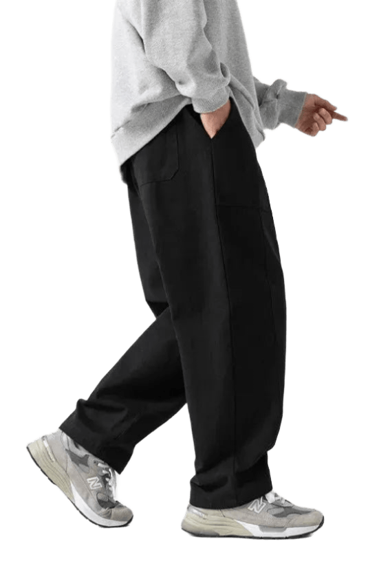 Pantalon Cargo Japonais Polyvalent Noir | Cargonomix