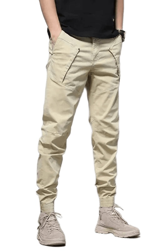 Pantalon Cargo Multi Poches Beige | Cargonomix