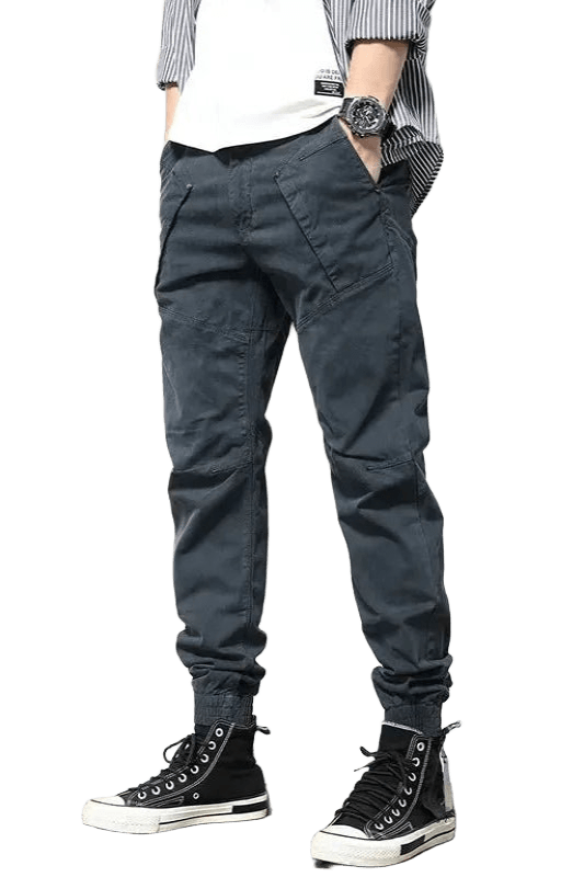 Pantalon Cargo Multi Poches Gris | Cargonomix