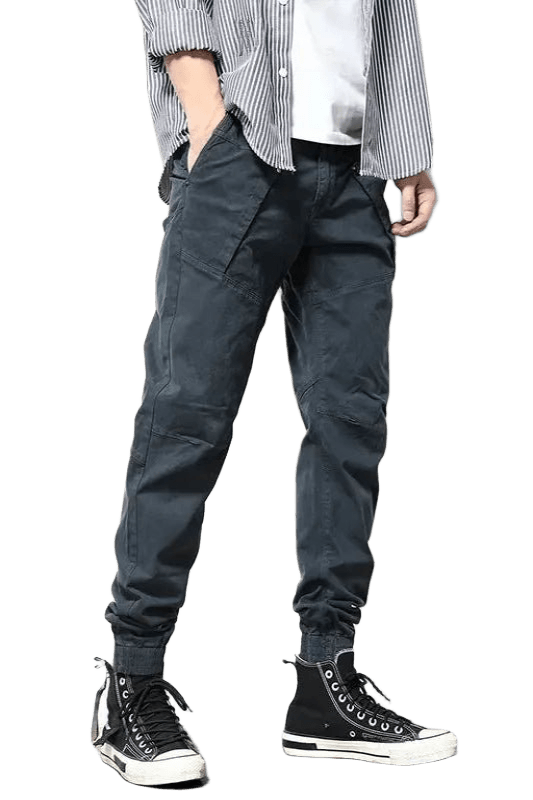 Pantalon Cargo Multi Poches Gris | Cargonomix