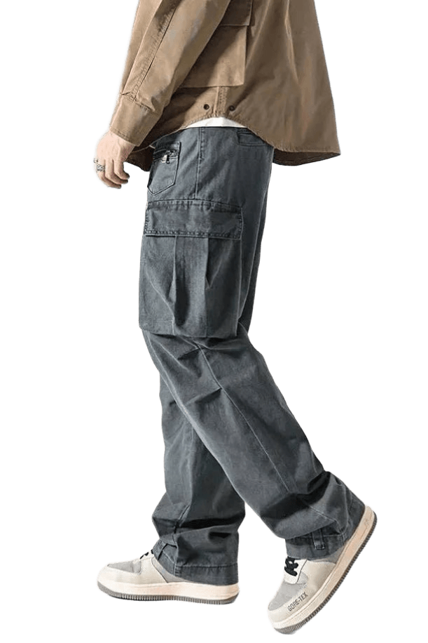 Pantalon Cargo Oversize Gris | Cargonomix