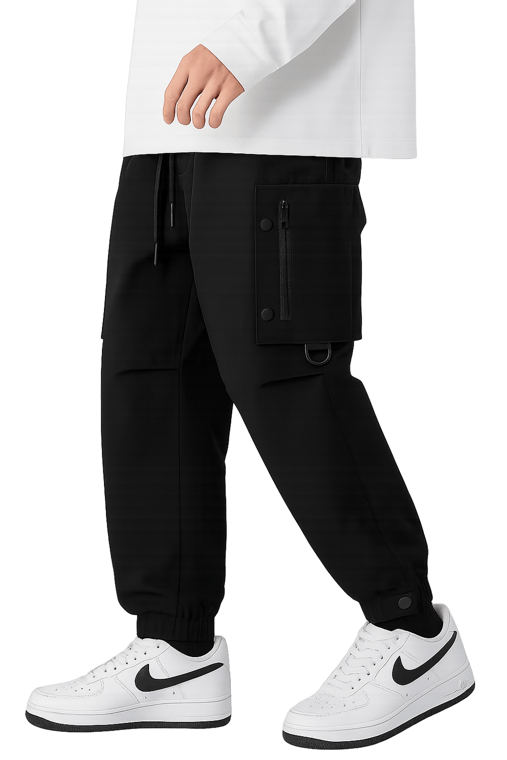 Pantalon Cargo Waterproof Noir | Cargonomix