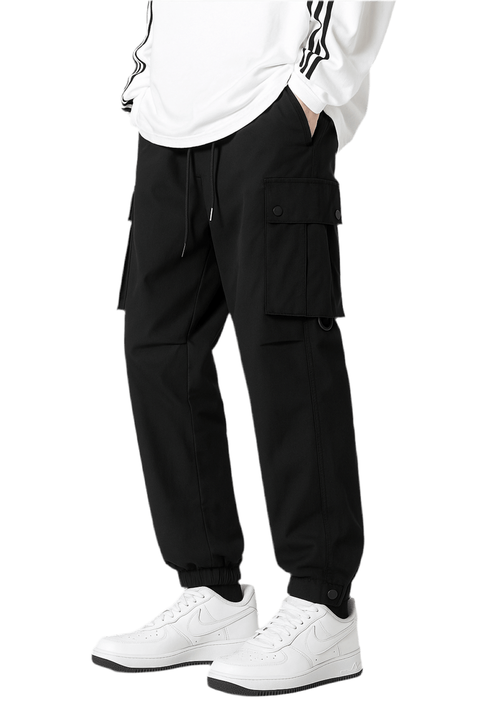 Pantalon Cargo Waterproof Noir | Cargonomix
