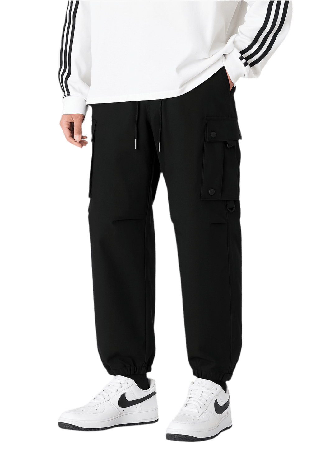 Pantalon Cargo Waterproof Noir | Cargonomix