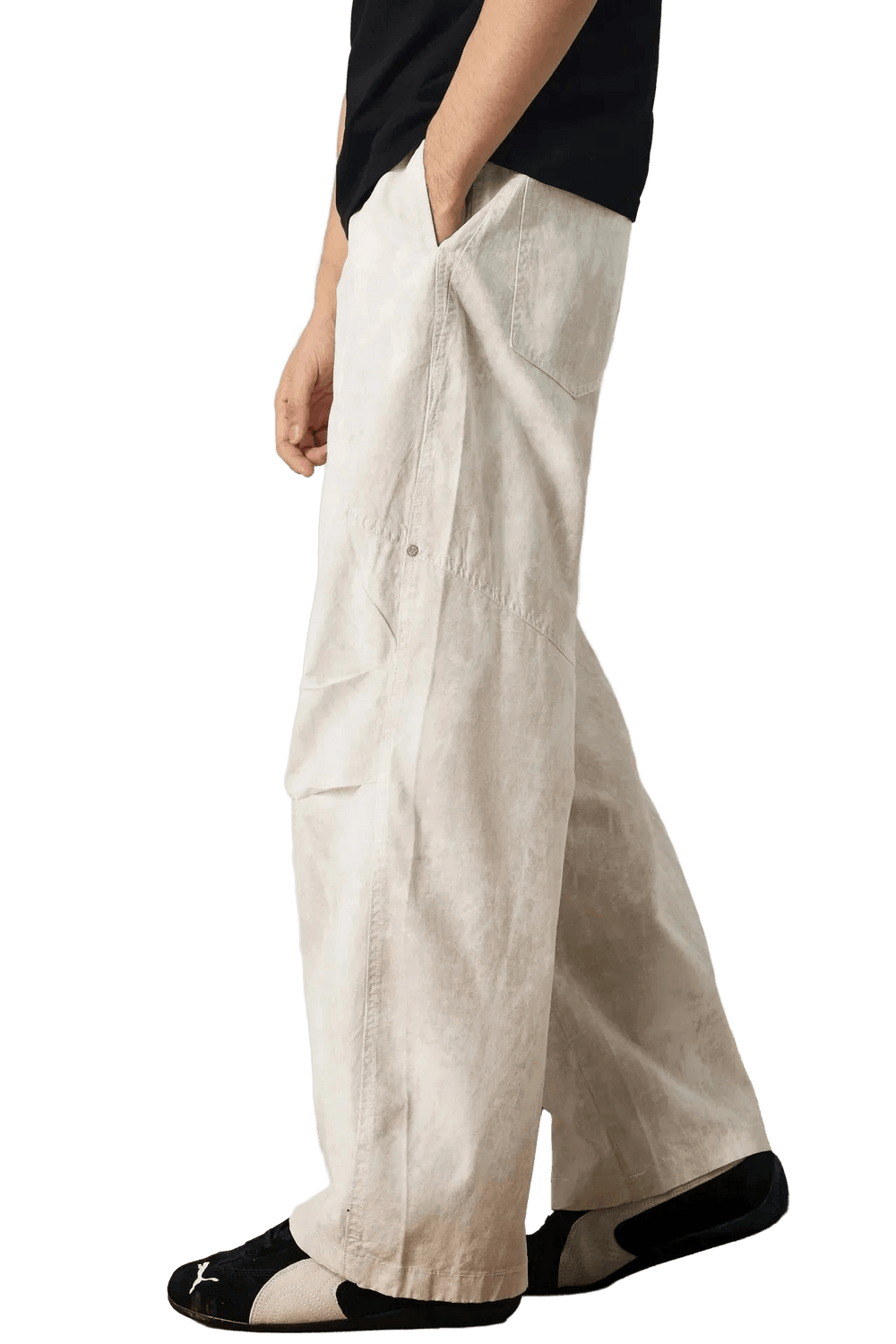 Pantalon Cargo Workwear Blanc | Cargonomix