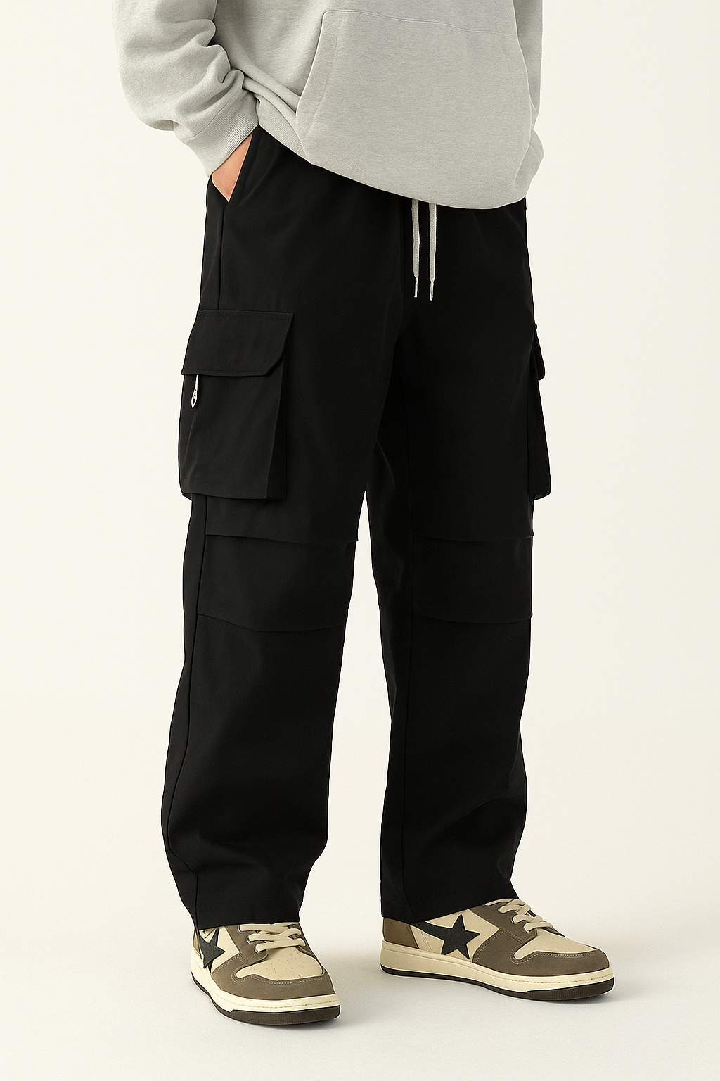 Pantalon Cargo Imperméable Noir