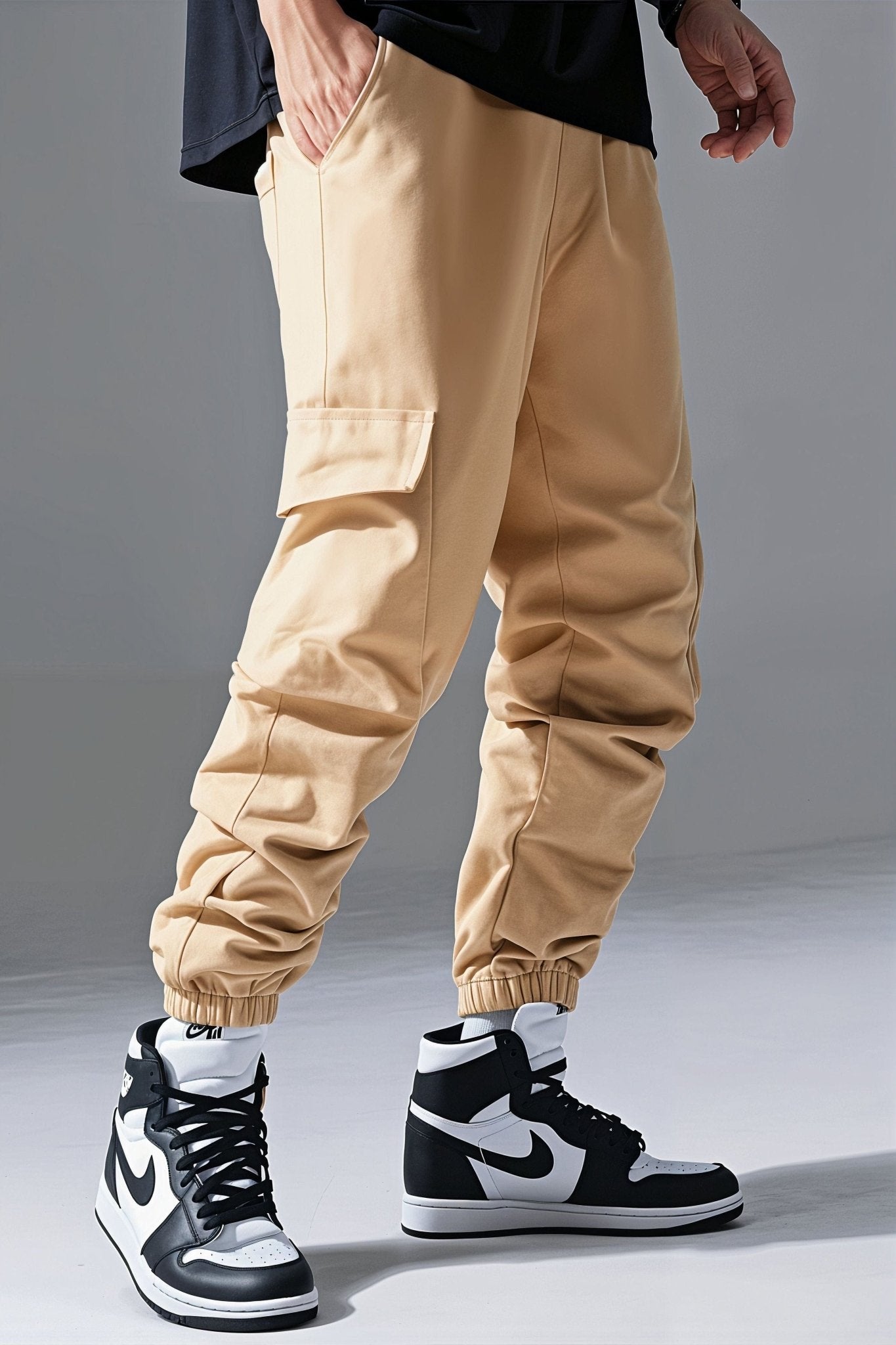 Cargo Casual Beige Baggy Homme - Cargonomix