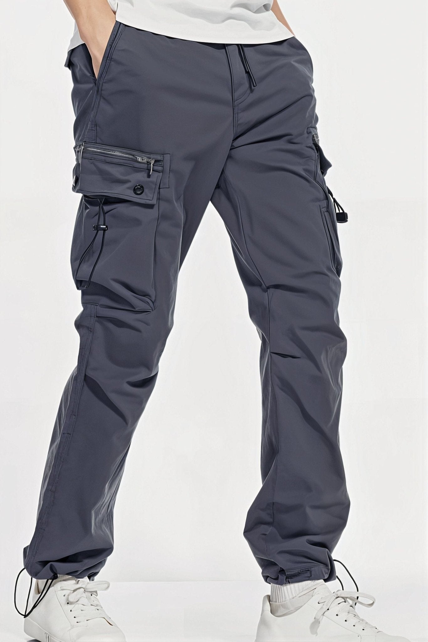 Cargo Essentiel Gris Coupe Slim Homme - Cargonomix