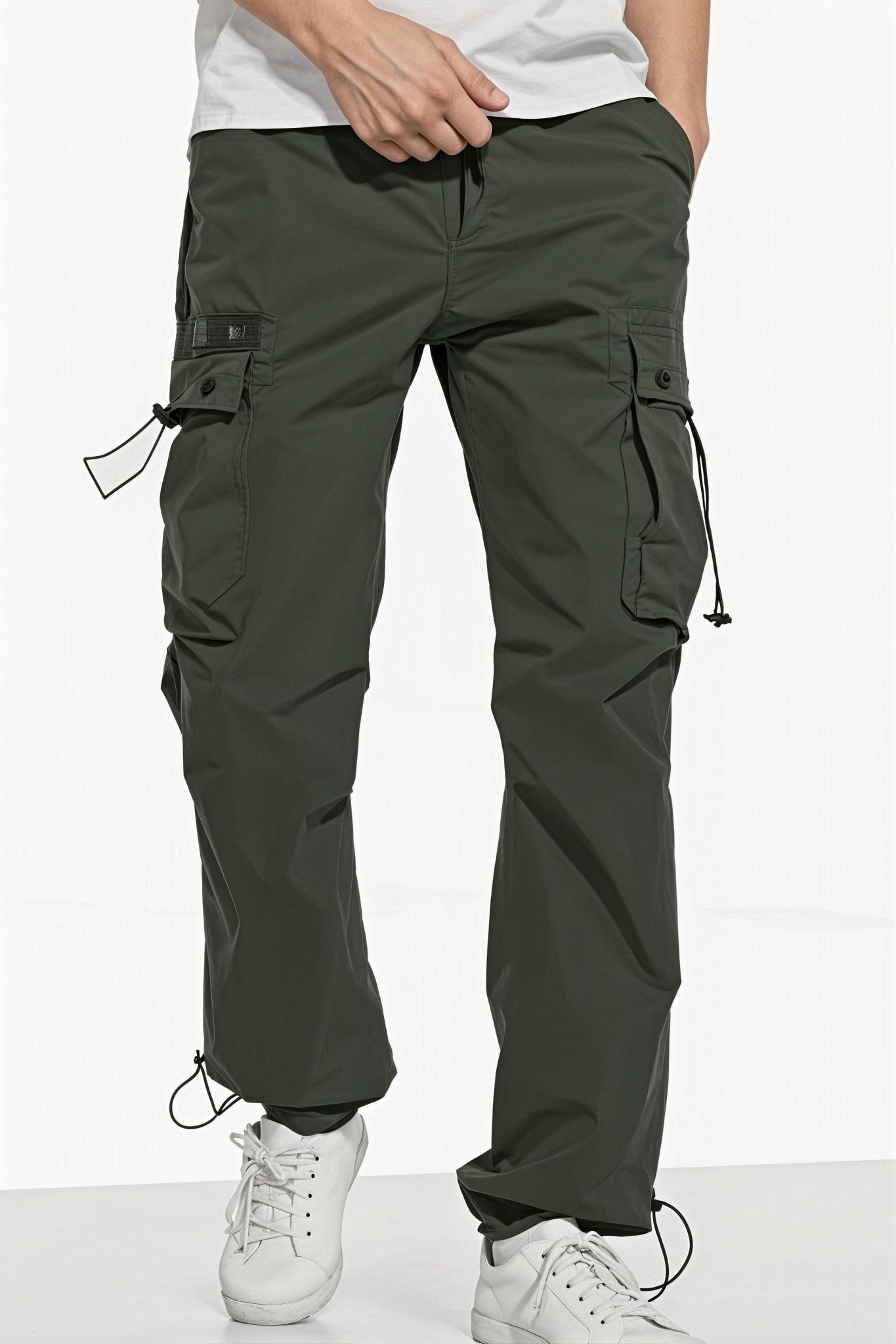 Cargo Tendance Vert Coupe Slim Homme - Cargonomix