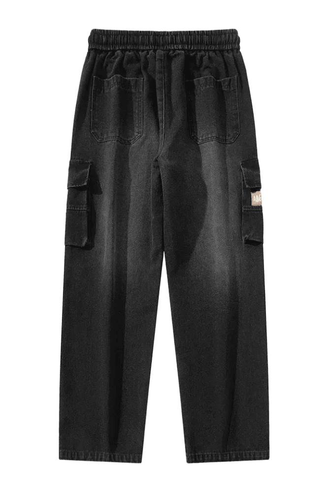 Jean Cargo Grande Taille Noir | Cargonomix