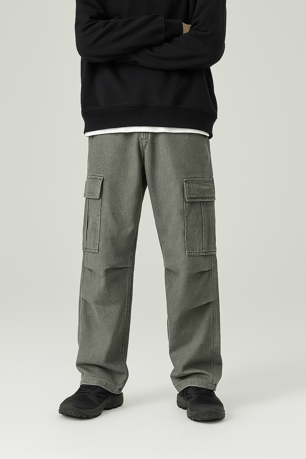 Jean Cargo Vintage Vert | Cargonomix