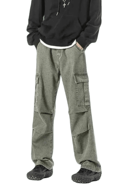 Jean Cargo Vintage Vert | Cargonomix