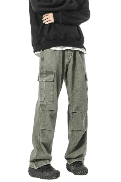 Jean Cargo Vintage Vert | Cargonomix