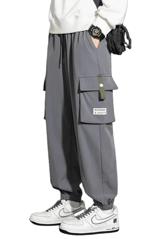 Jogging Cargo Coton Gris | Cargonomix