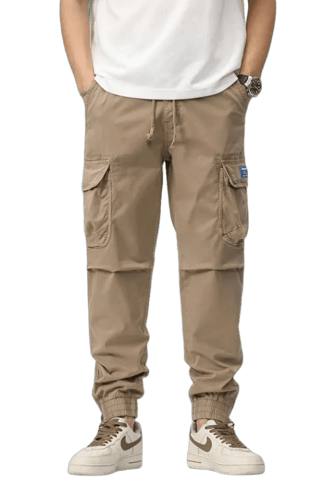 Jogging Cargo Poches Street Beige | Cargonomix