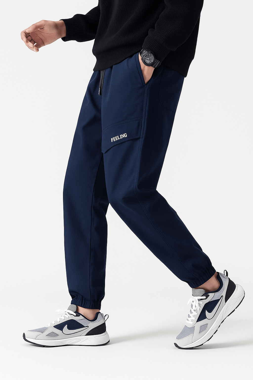 Jogging Cargo Sport Bleu | Cargonomix