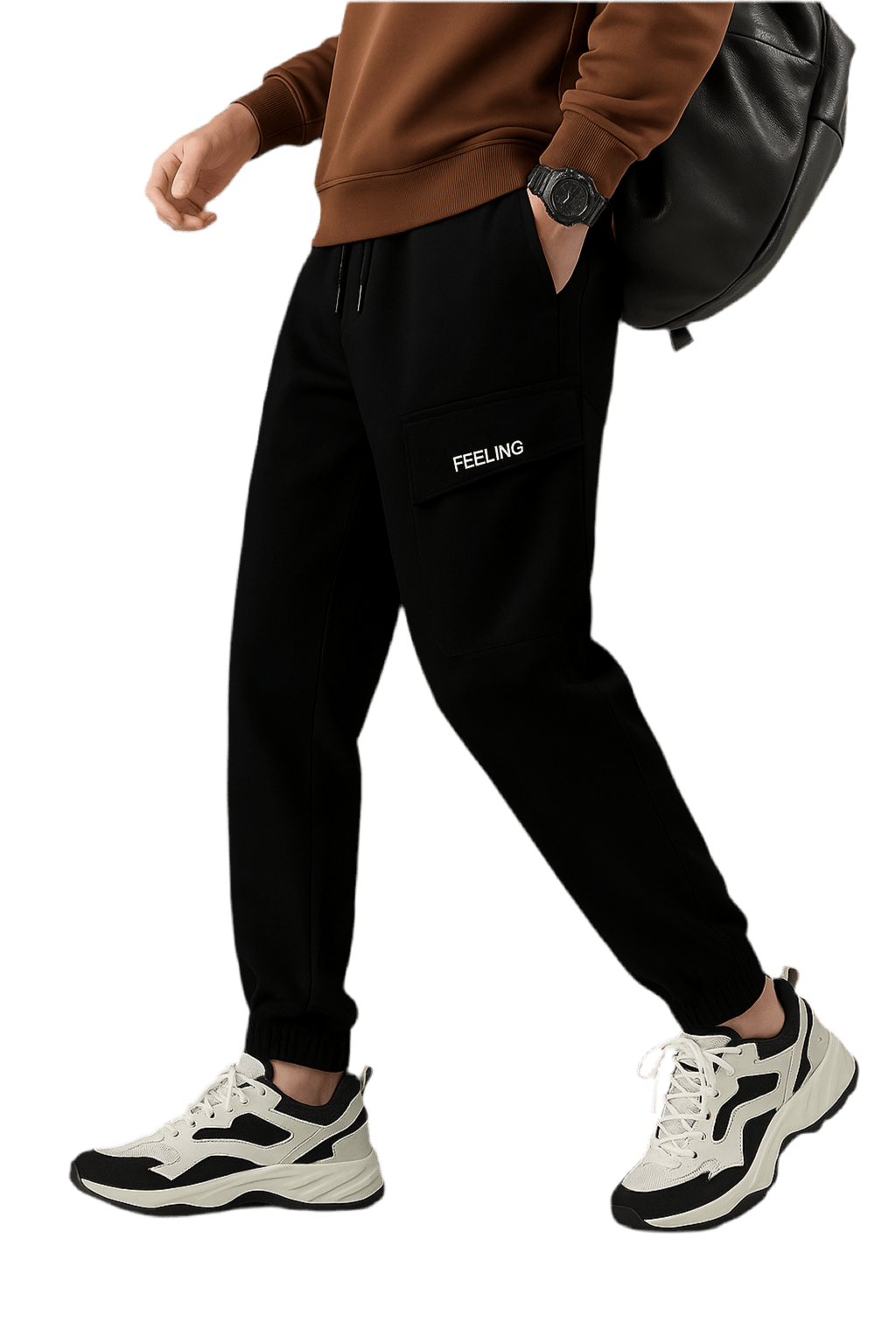 Jogging Cargo Sport Noir | Cargonomix