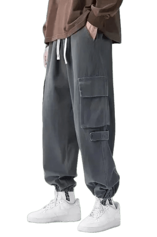 Pantalon Cargo Décontracté Gris | Cargonomix