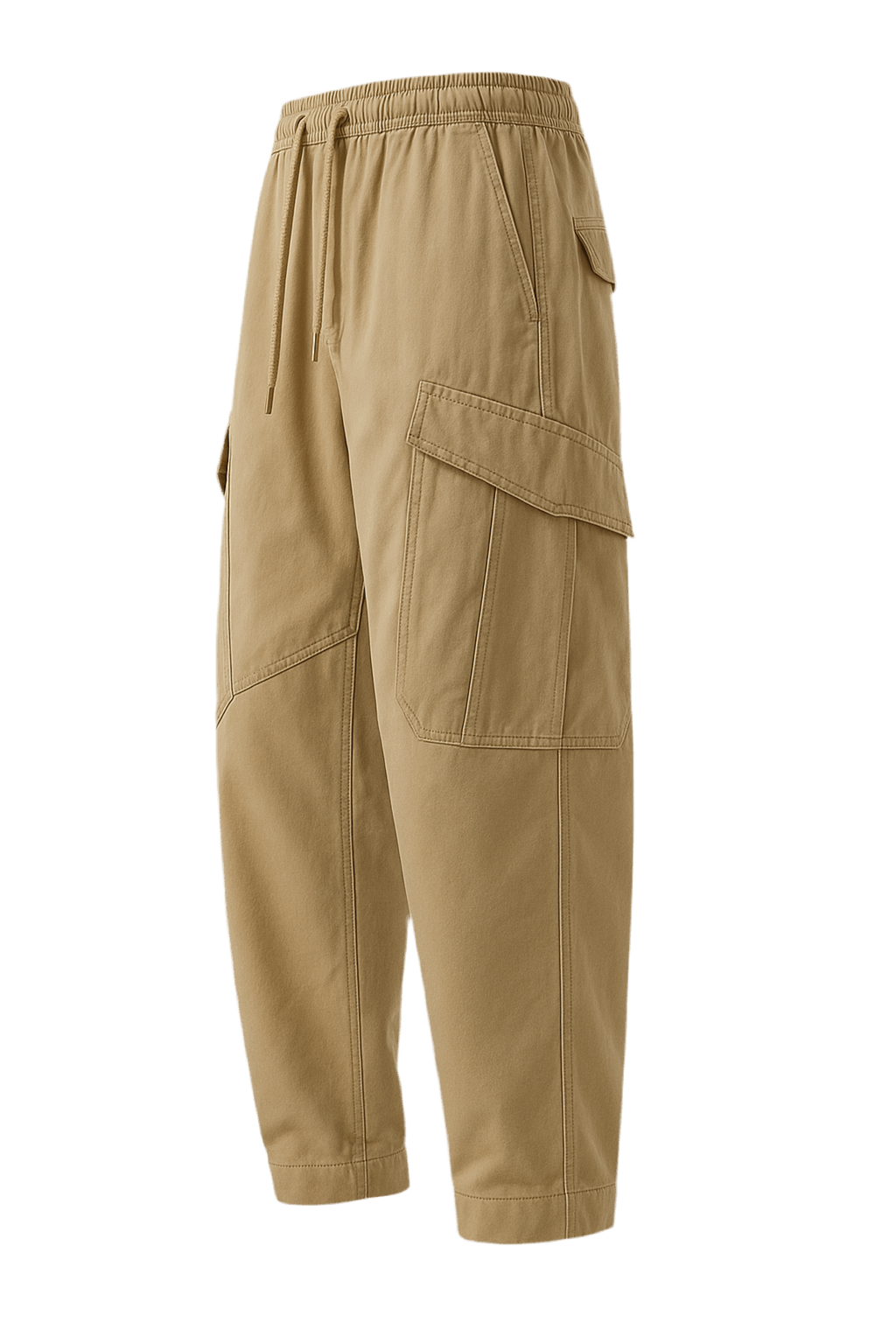 Pantalon Cargo Droit Beige | Cargonomix