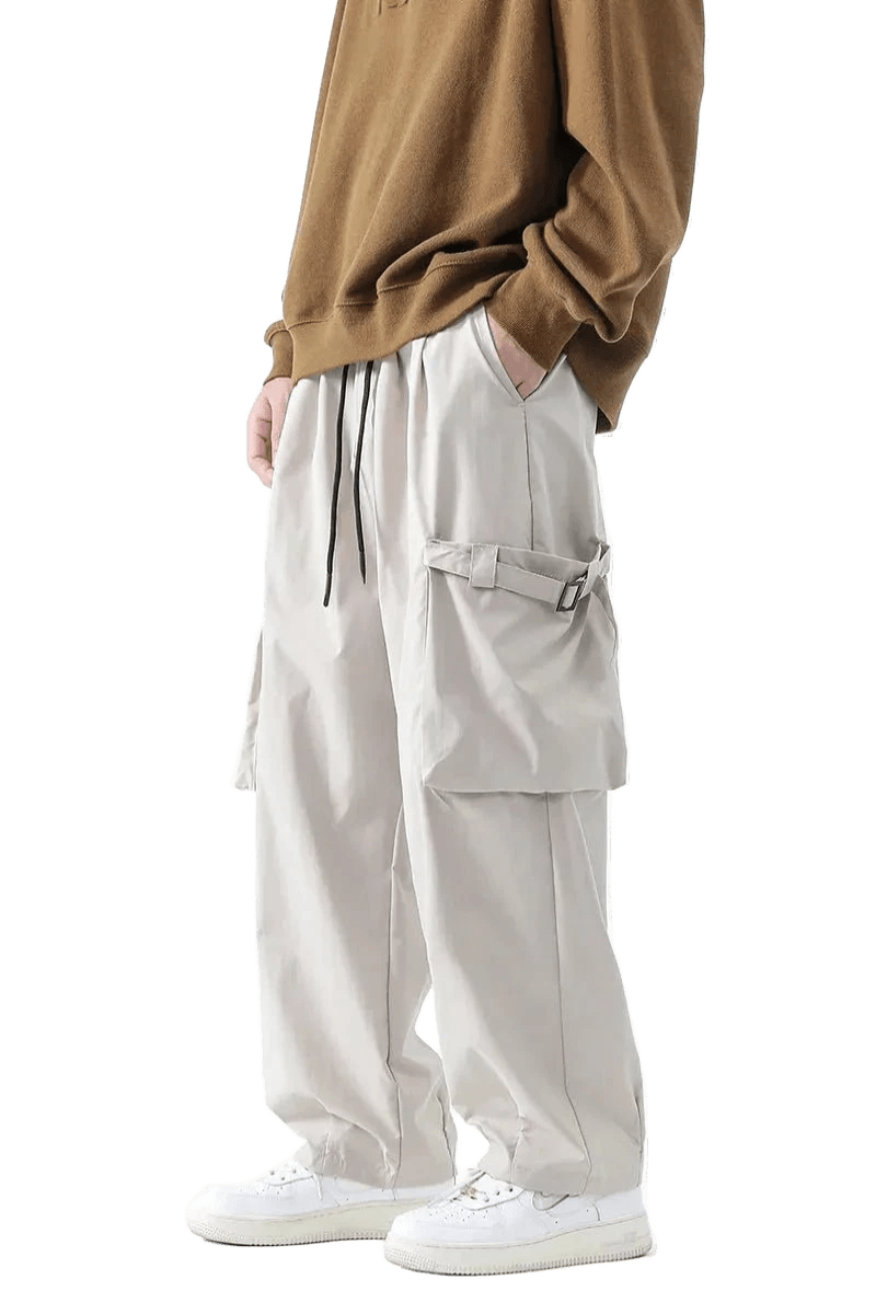 Pantalon Cargo Grande Poches Beige | Cargonomix