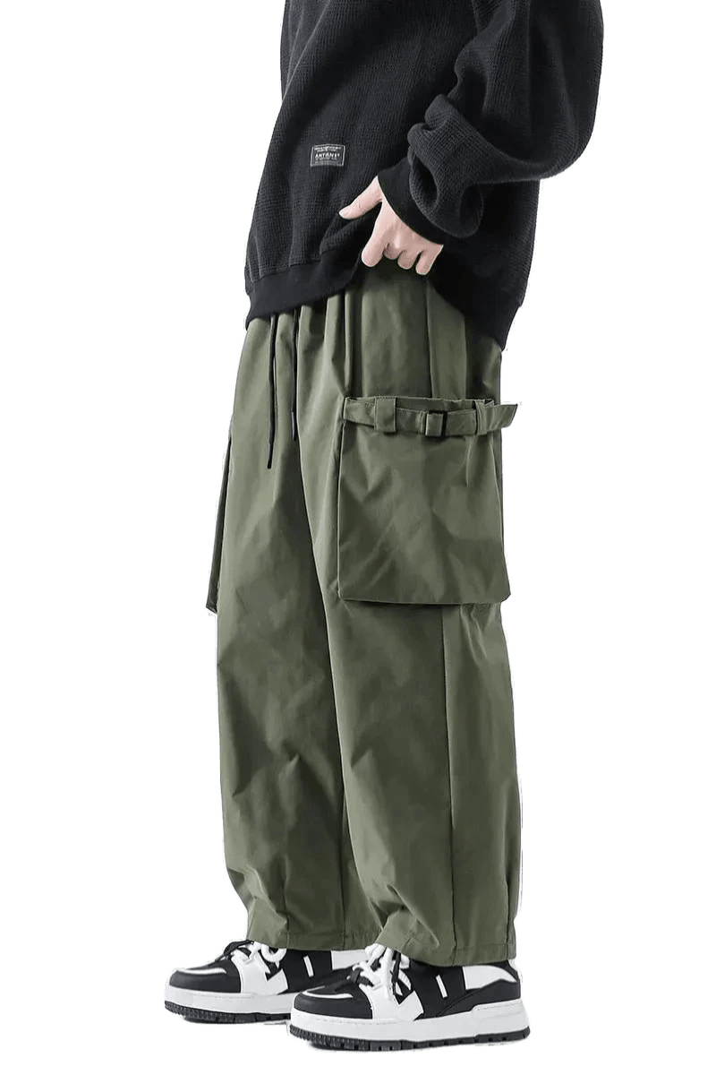 Pantalon Cargo Grande Poches Vert | Cargonomix