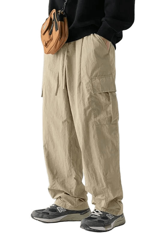 Pantalon Cargo Grande Taille Beige | Cargonomix