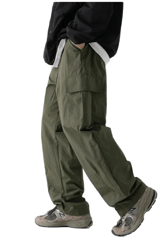Pantalon Cargo Grande Taille Vert | Cargonomix