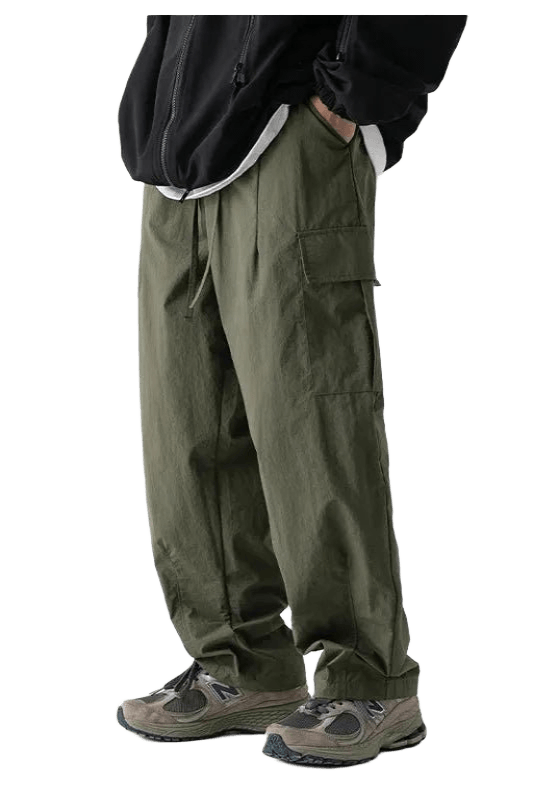 Pantalon Cargo Grande Taille Vert | Cargonomix
