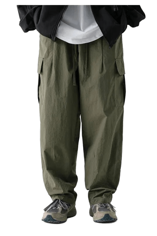 Pantalon Cargo Grande Taille Vert | Cargonomix