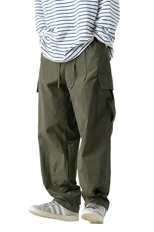 Pantalon Cargo Grande Taille Vert | Cargonomix