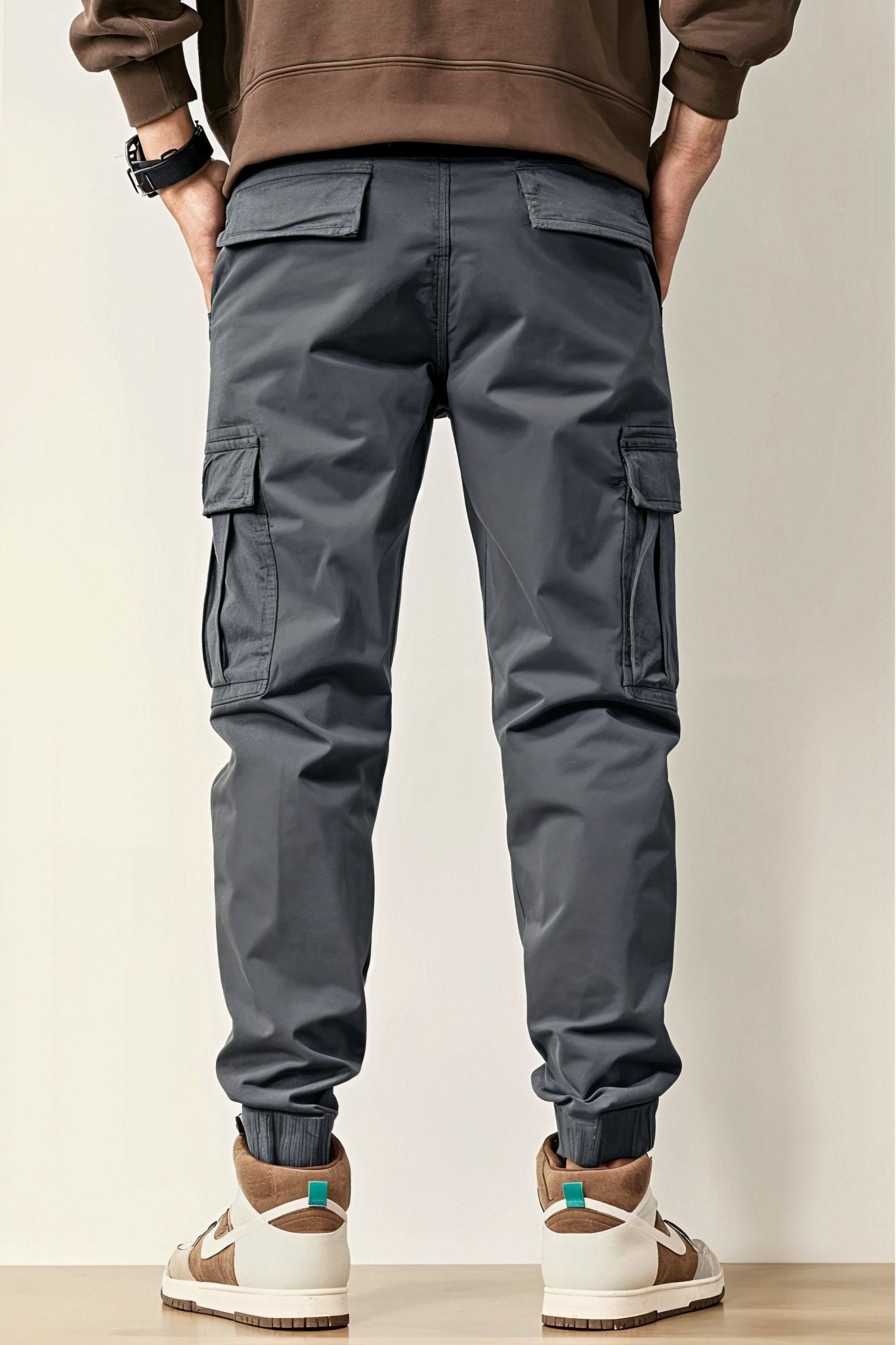 Pantalon Cargo Gris Anthracite Homme Slim - Cargonomix