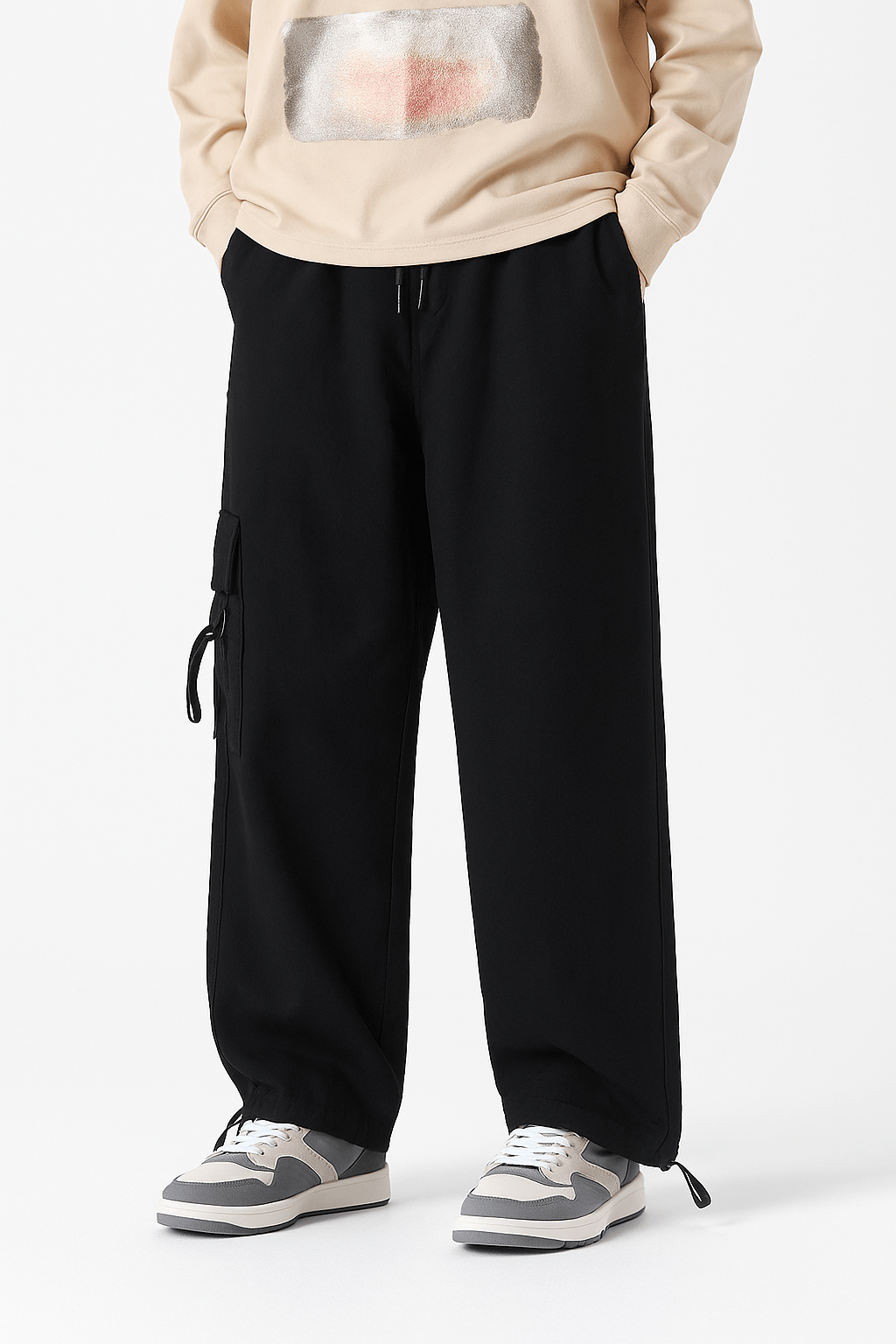 Pantalon Cargo Hip Hop Noir | Cargonomix
