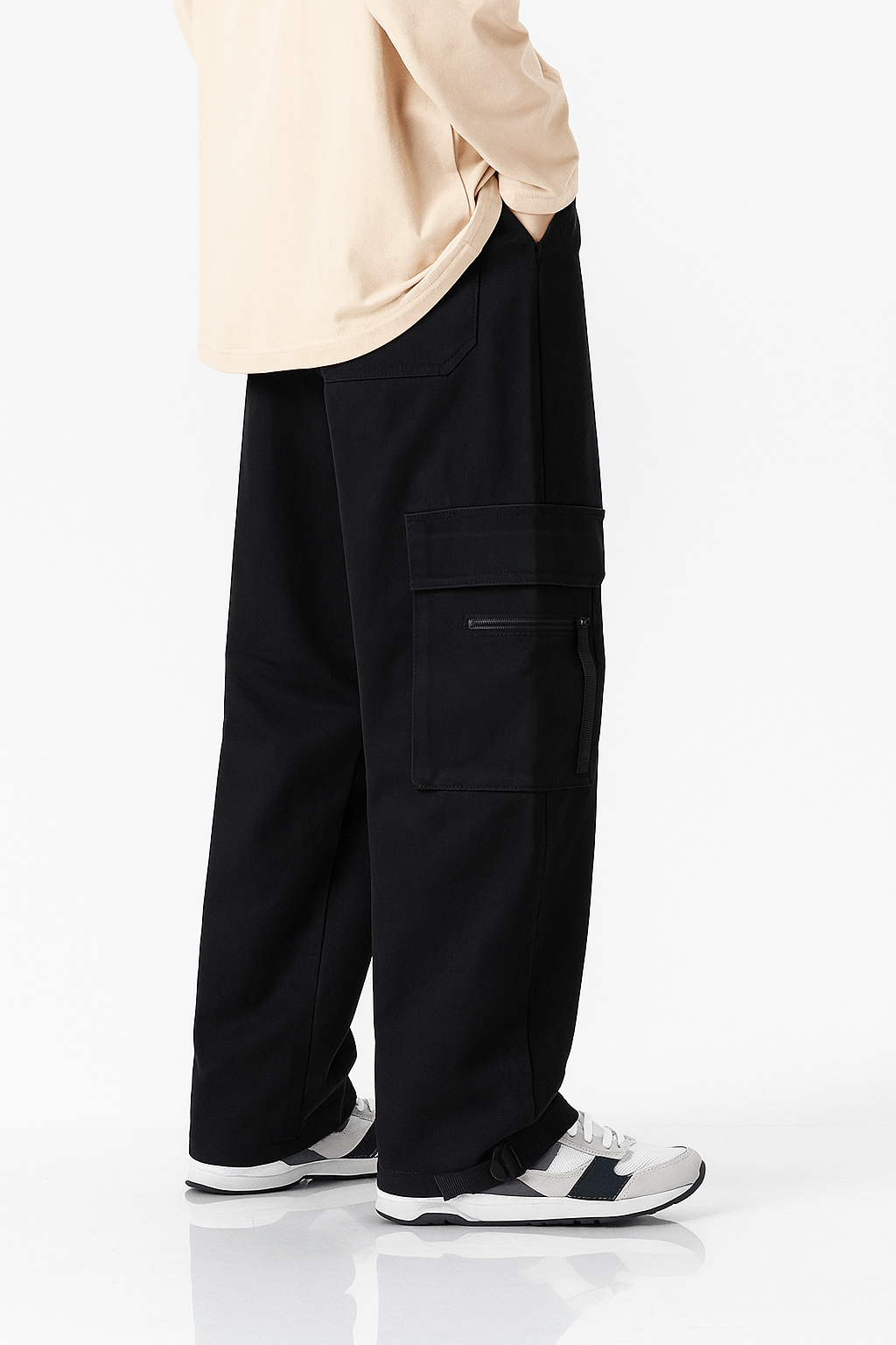 Pantalon Cargo Hip Hop Noir | Cargonomix