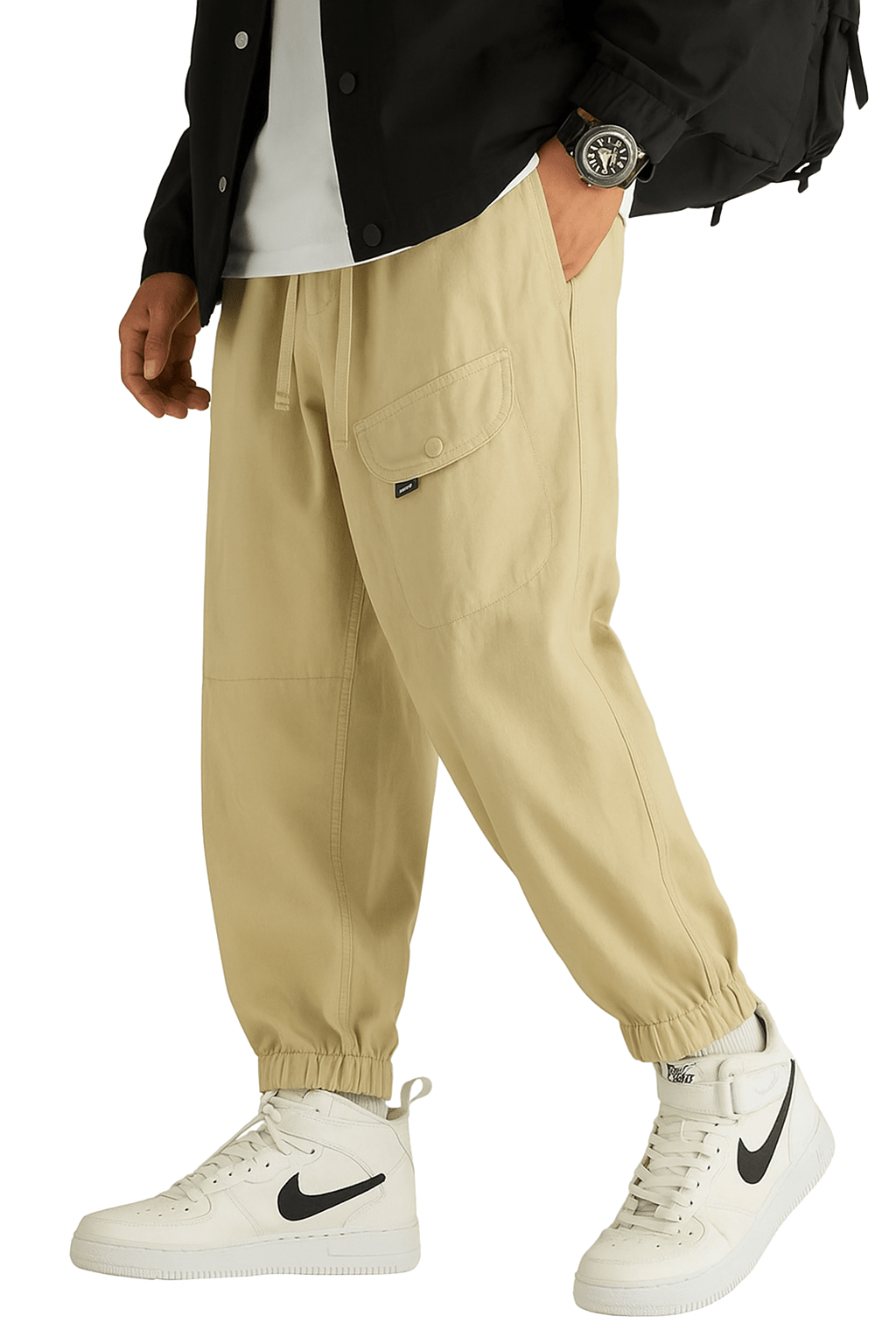 Pantalon Cargo Japonais Beige | Cargonomix