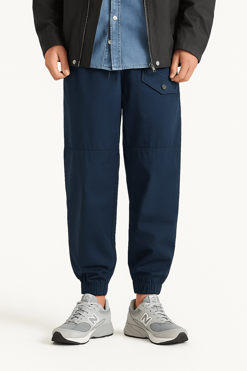 Pantalon Cargo Japonais Bleu | Cargonomix