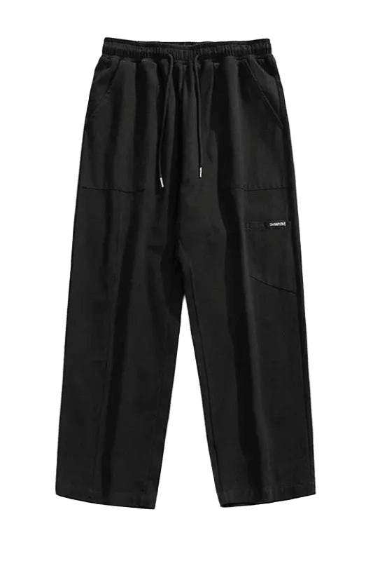 Pantalon Cargo Japonais Polyvalent Noir | Cargonomix