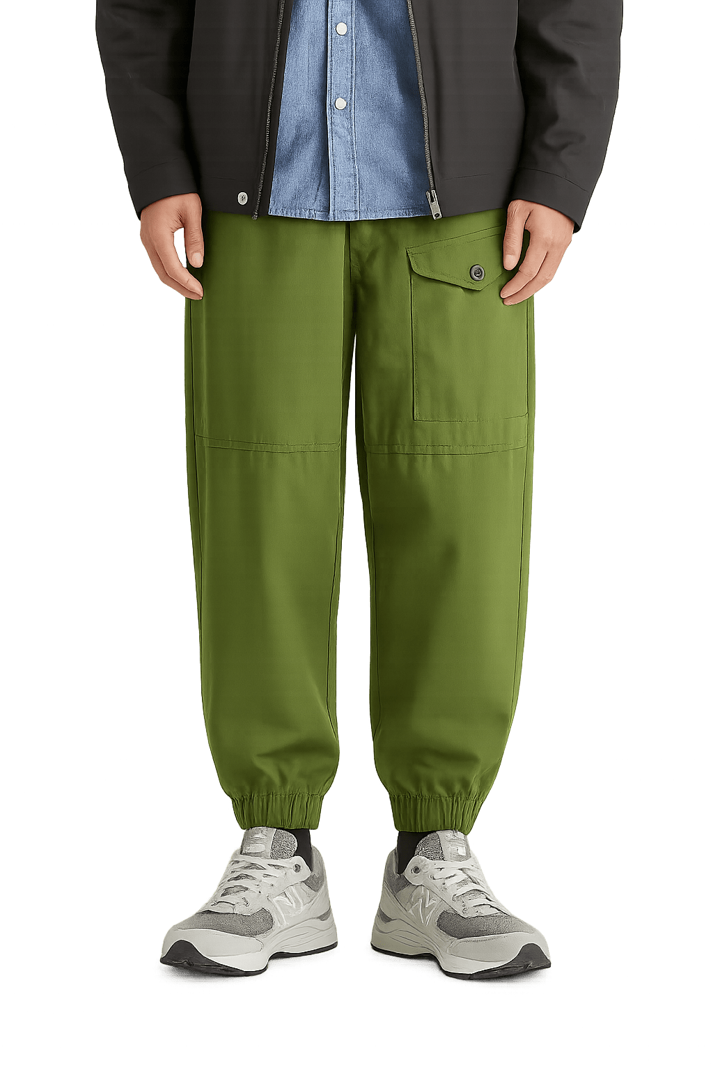 Pantalon Cargo Japonais Vert | Cargonomix