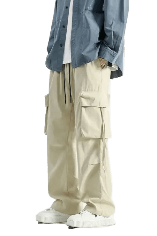 Pantalon Cargo Large Beige | Cargonomix
