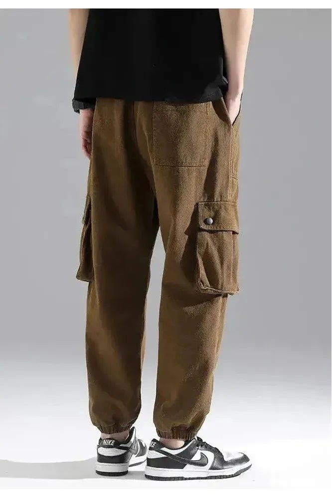 Pantalon Cargo Marron Vintage Baggy Pour Homme - Cargonomix